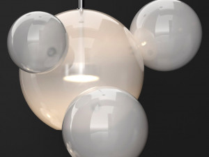 giopato coombes bolle 4 bubble frost-silver 3D Model