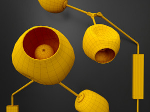 bra branching bubble 3D 模型