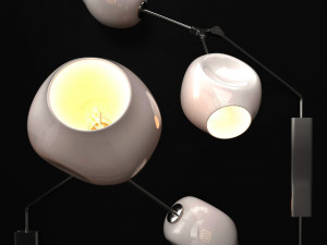 bra branching bubble 3D 模型
