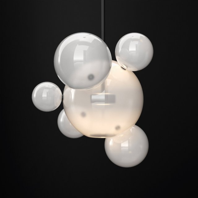 giopato coombes bolle 6 bubble frostblack 3D Модель .c4d .max .obj .3ds .fbx .stl .blend 