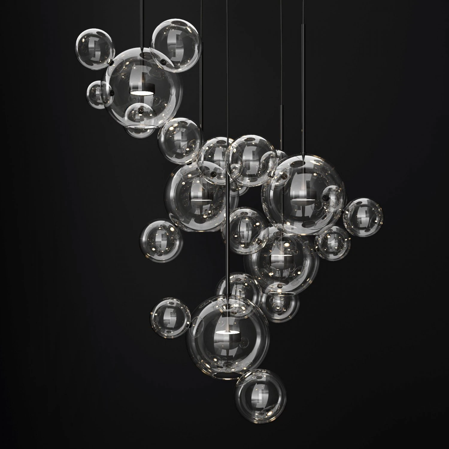 giopato coombes bolle 24 bubble clearblack 3D Model .c4d .max .obj .3ds .fbx .stl .blend 