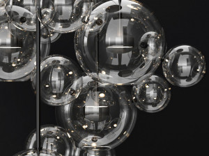 giopato coombes bolle 24 bubble clearblack Modelo 3D