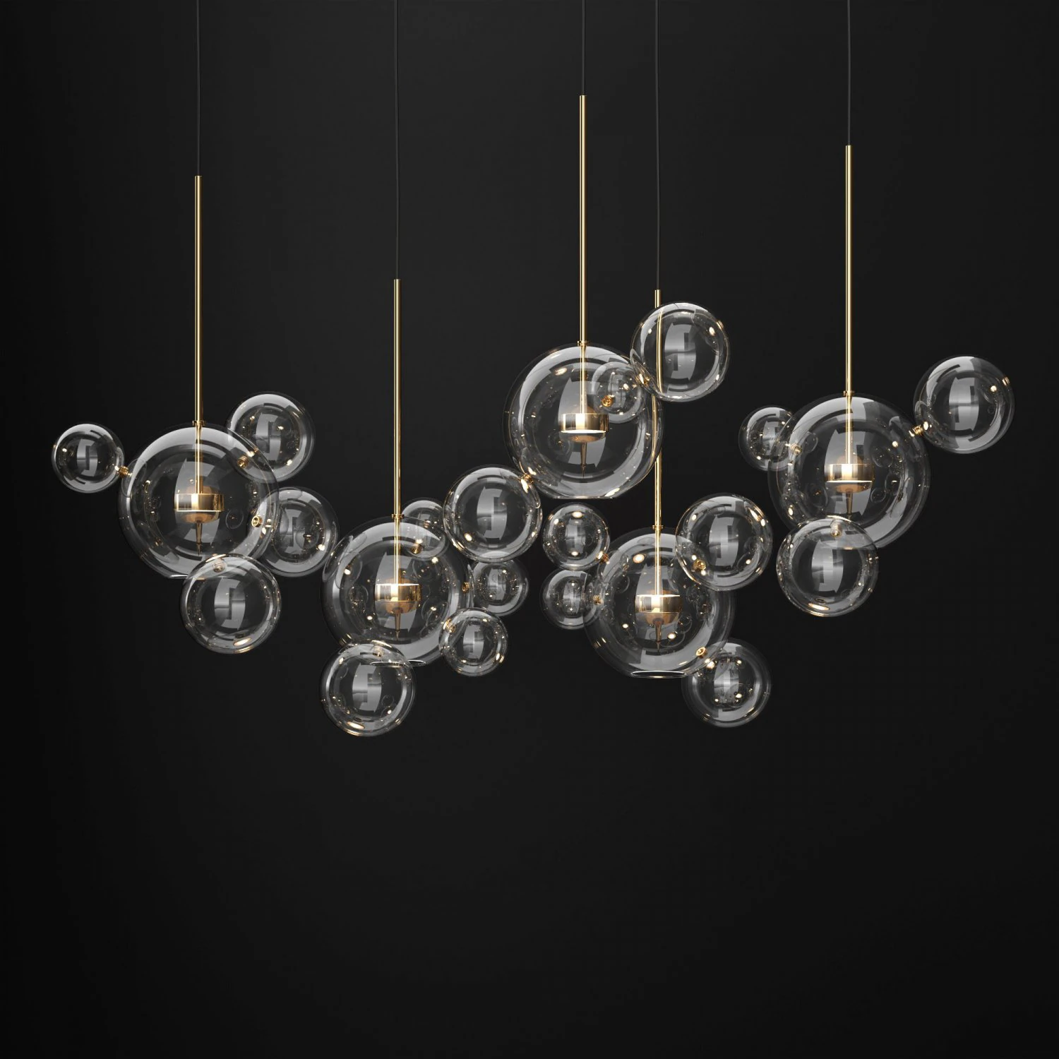 giopato coombes bolle 24 bubble 2 cleargold 3D Model .c4d .max .obj .3ds .fbx .stl .blend