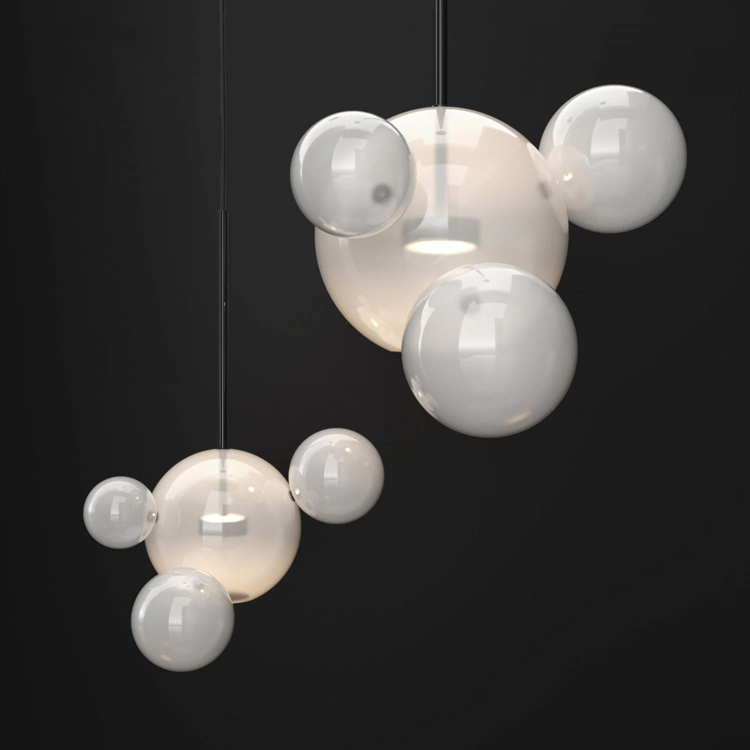 giopato coombes bolle 4 bubble frostblack 3D Model .c4d .max .obj .3ds .fbx .stl .blend