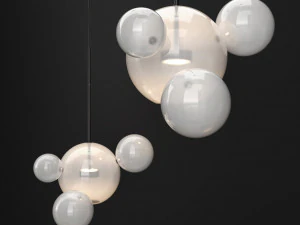 जियोपेटो कॉम्ब्स बोले 4 बबल फ्रॉस्टब्लैक 3D मॉडल