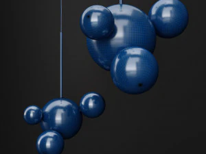 giopato coombes bolle 4 bubble frostblack 3D Model