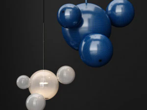 giopato coombes bolle 4 bubble frostblack 3D Model
