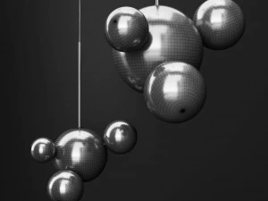 giopato coombes bolle 4 bubble frostblack 3D Model