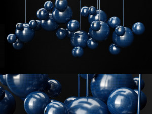 giopato coombes bolle 34 bubble 2 clear silver 3D Model