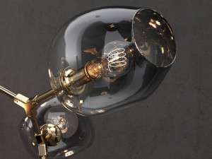 branching bubble 7 lamps 2 Modèle 3D