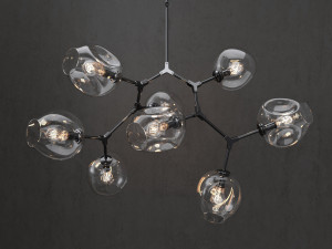 branching bubble 8 lamps 2 3D Model