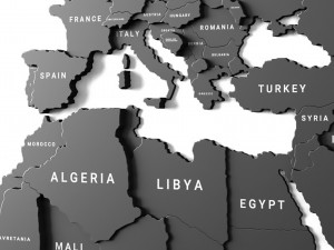 wooden panel - world map 3 3D Модель
