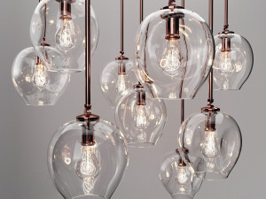 branching bubble 1 lamp 3D Model