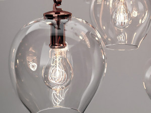 branching bubble 1 lamp 3D Model