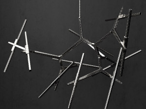 chandelier agnes 20 lights gold 3D Model