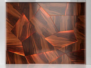 деревянные панели 2 3D Модель