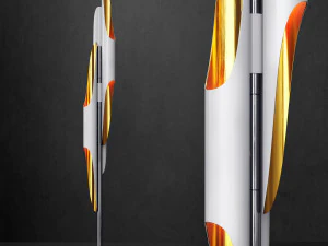 フロアランプ コルトレーン ホワイト 3Dモデル