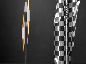 floor lamp coltrane white 3D-Modell