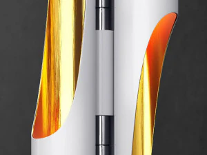 floor lamp coltrane white 3D Model