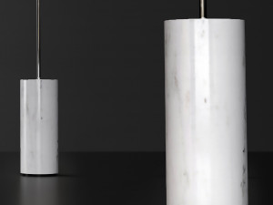 floor lamp g c bolle soffio long frost silver Modelo 3D