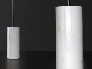 floor lamp g c bolle soffio long frost silver 3D Model