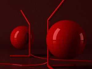 table lamp ic gold Modelo 3D