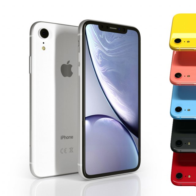 apple iphone xr 3D 模型 .c4d .max .obj .3ds .fbx .stl .blend 