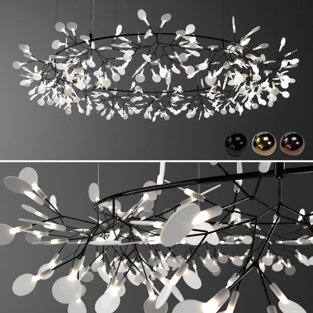 moooi heracleum the big o 3D Model .c4d .max .obj .3ds .fbx .stl .blend 