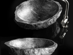 stone sink Model 3D