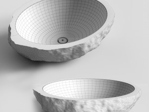 stone sink 3D 모델