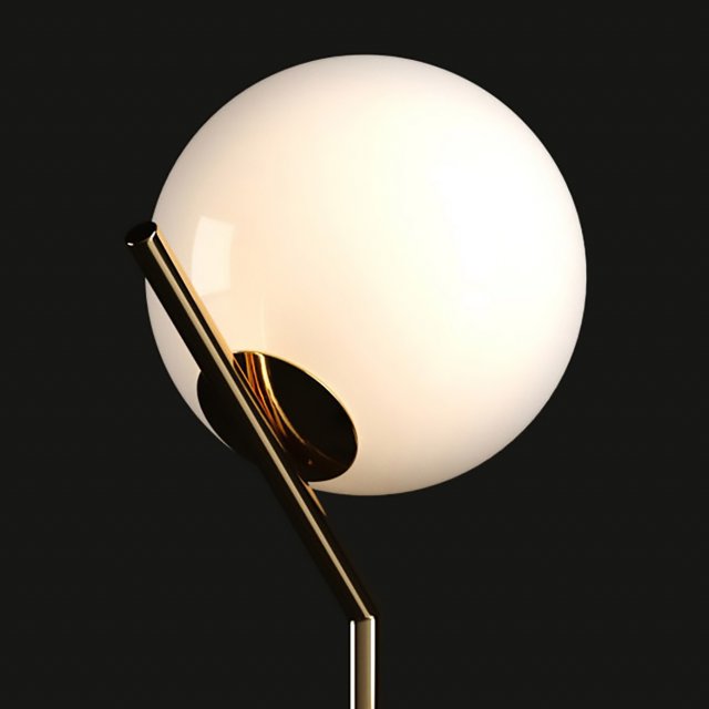 high table lamp ic 3D Model .c4d .max .obj .3ds .fbx .stl .blend 