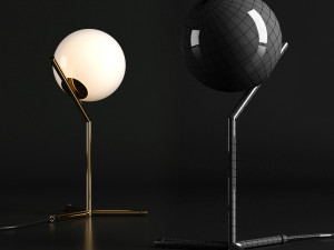 high table lamp ic 3D Model