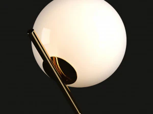 high table lamp ic 3D Model