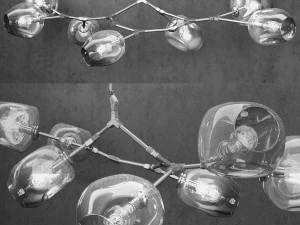 collection branching bubble 7 lamps 3D Model