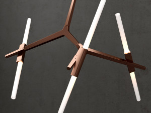 chandelier agnes 6 lights 4 colors Modelo 3D