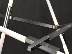 chandelier agnes 6 lights 4 colors Modelo 3D