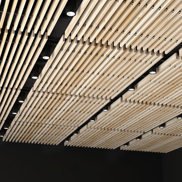 wooden ceiling 6 Modelo 3D .c4d .max .obj .3ds .fbx .stl .blend
