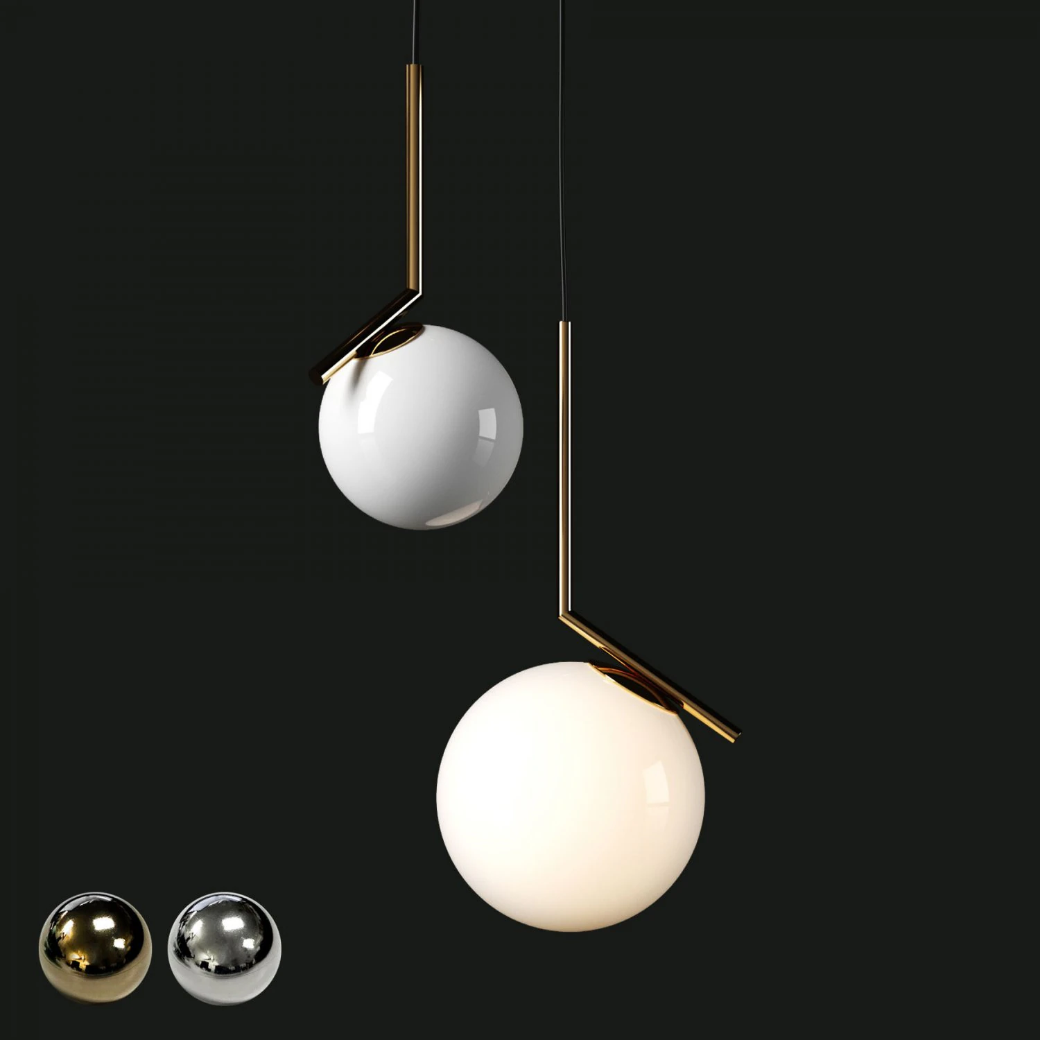 chandelier ic 3D Model .c4d .max .obj .3ds .fbx .stl .blend