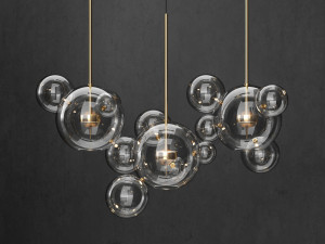 g c bolle 14 bubble 6 colors 3D Model