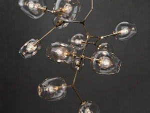 kolekcja rozgałęziona bańka 12 lamp Model 3D