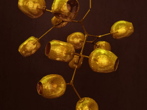 collection branching bubble 12 lamps 3D Model