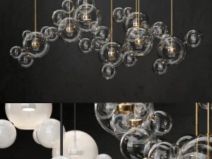 जी सी बोले 34 बबल 6 रंग 3D मॉडल