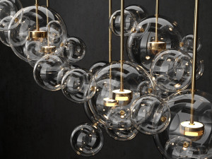 g c bolle 34 bubble 6 colors Modello 3D