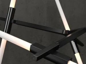 chandelier agnes 10 lights 4 colors 3D Model