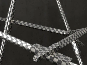 chandelier agnes 10 lights 4 colors 3D Model