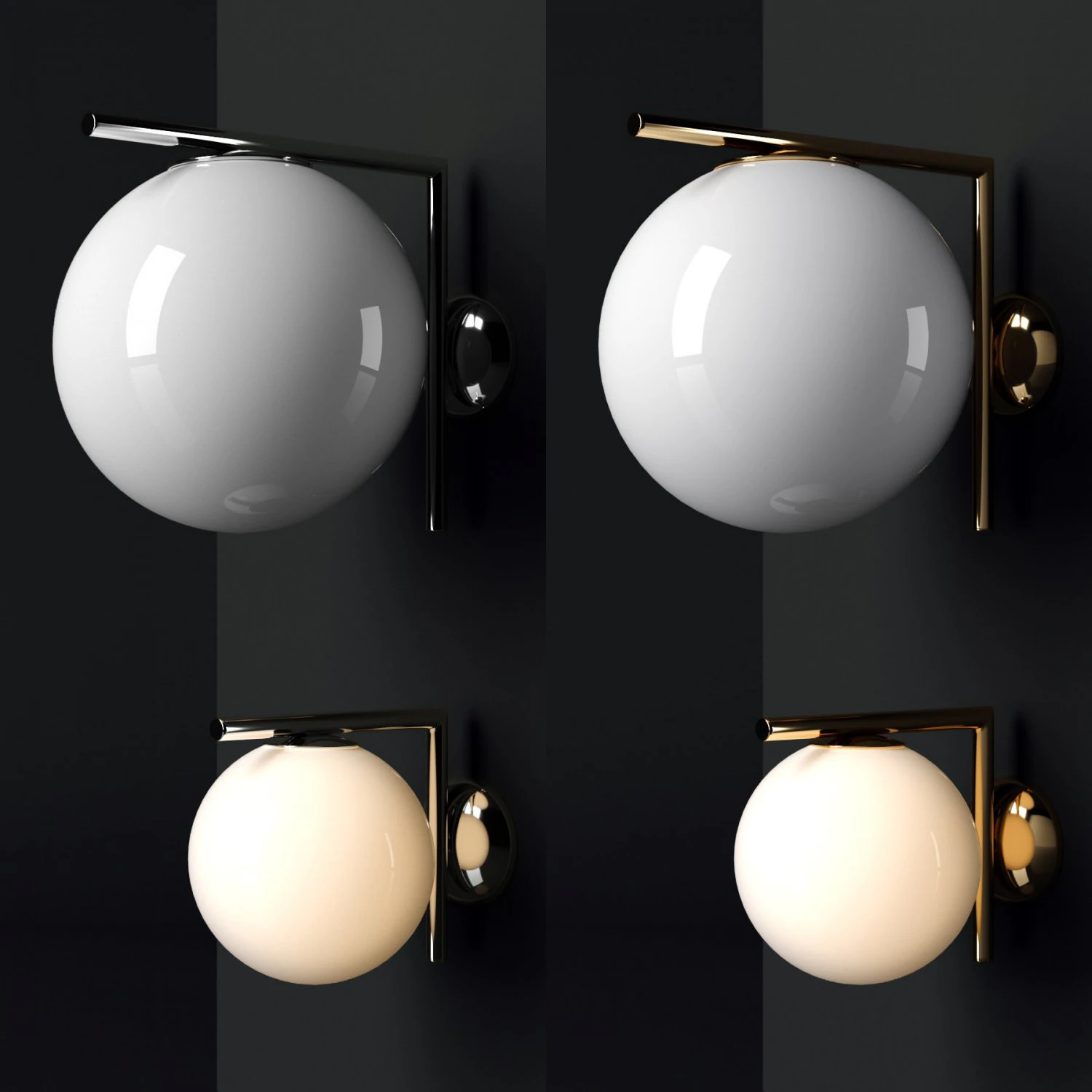 bra flos ic 3D Model .c4d .max .obj .3ds .fbx .stl .blend 