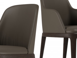 poliform dining set 3D Model