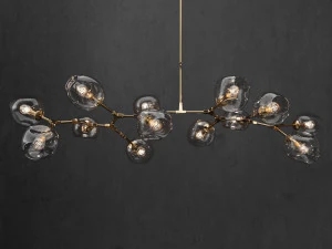 collection branching bubble 13 lamps 3D Model