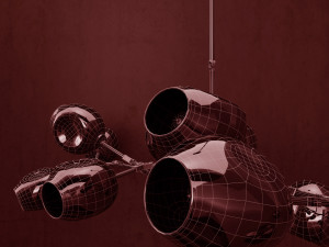 collection branching bubble 13 lamps 3D Model