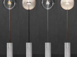 floor lamp g c bolle soffio short 3D 모델